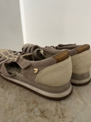 Sandalias Gioseppo Mujer Beige y Gris