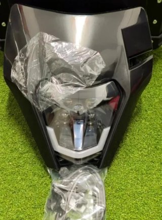 Careta KTM Faro LED Negra Homologado