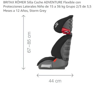 Silla coche Britax Römer negra