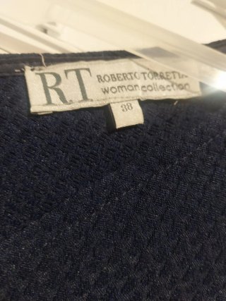 Vestido Roberto Torretta Azul Talla M
