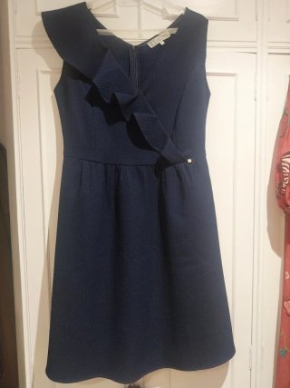 Vestido Roberto Torretta Azul Talla M