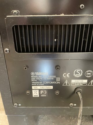 Subwoofer Yamaha YST-SW030 Negro