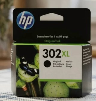 Cartucho Tinta HP 302XL Negro Original