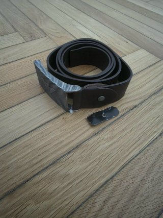 Cintura Emporio Armani Pelle Marrone