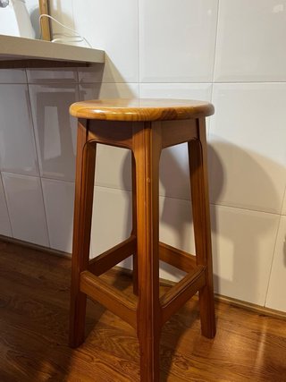 3 Sgabelli in Legno Marrone (cucina/bar)