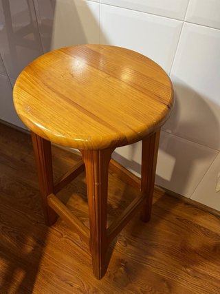 3 Sgabelli in Legno Marrone (cucina/bar)
