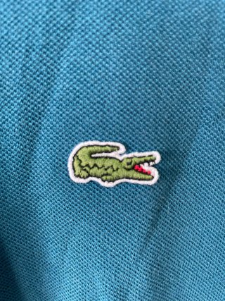 Polo Lacoste Azul Talla xl