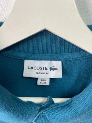 Polo Lacoste Azul Talla xl