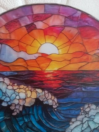 Decorazione Suncatcher Mare Tramonto