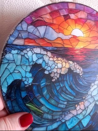 Decorazione Suncatcher Mare Tramonto