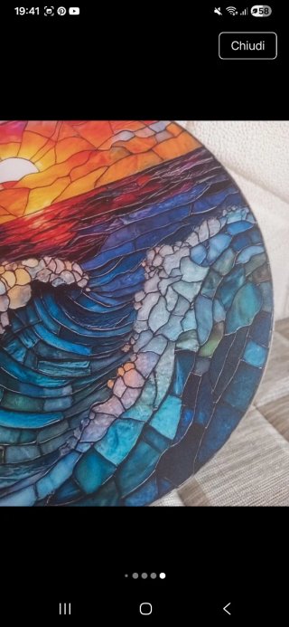 Decorazione Suncatcher Mare Tramonto