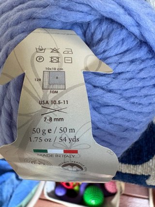 10 gomitoli Sesia Echos azzurro giacinto