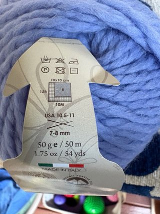 10 gomitoli Sesia Echos azzurro giacinto