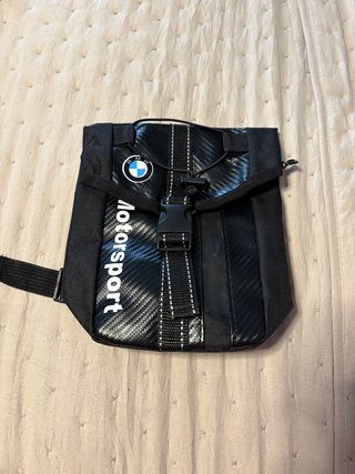 Riñonera  logo BMW Motorsport Negra