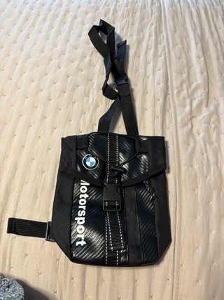 Riñonera  logo BMW Motorsport Negra
