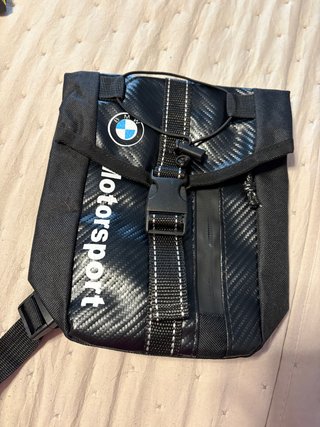 Riñonera  logo BMW Motorsport Negra