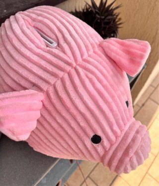 Salvadanaio maialino rosa Flying Tiger