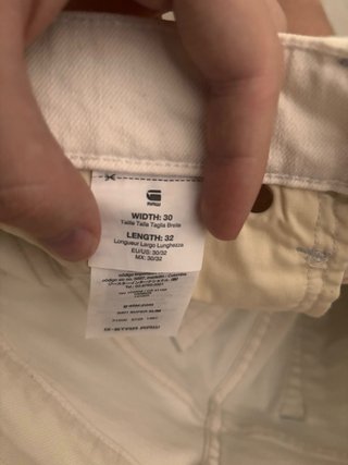 Pantalón Vaquero G-Star RAW Blanco