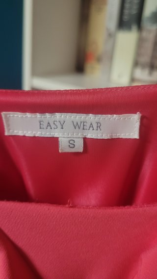 Vestido fiesta corto Easy Wear talla S rosa