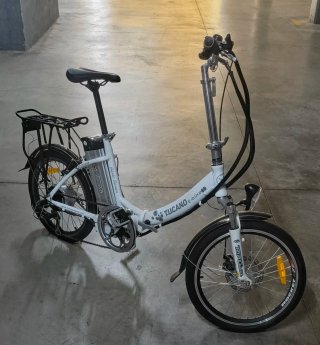Bicicleta Eléctrica plegable Tucano Blanca