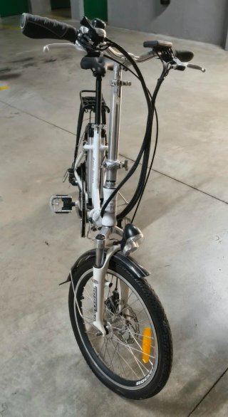 Bicicleta Eléctrica plegable Tucano Blanca