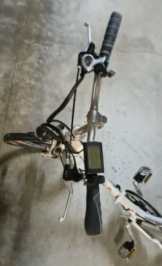 Bicicleta Eléctrica plegable Tucano Blanca