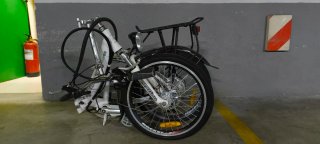 Bicicleta Eléctrica plegable Tucano Blanca