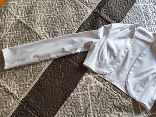 Chaqueta de fiesta blanca