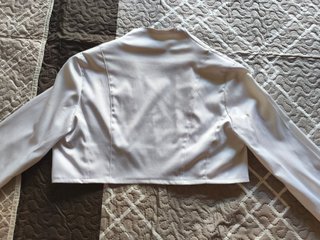Chaqueta de fiesta blanca