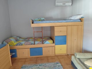 Tren literas + escritorio infantil