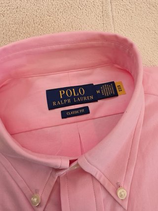 Camisa Polo Ralph Lauren Rosa Talla M