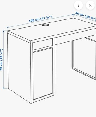 Escritorio blanco Ikea