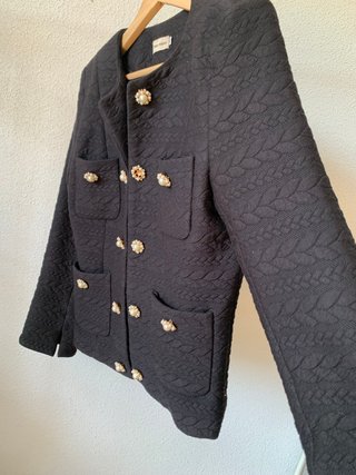 TERIA YABAR Chaqueta Negra Mujer