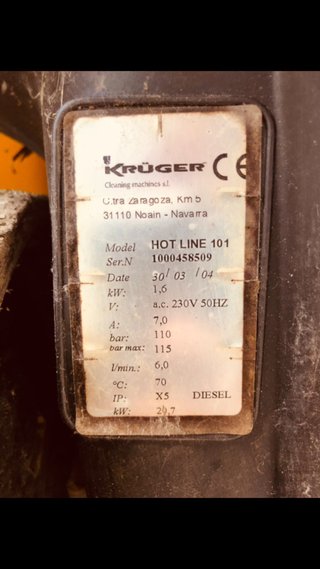 Hidrolimpiadora Karcher HOT LINE 101