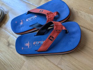 Chanclas Cool Shoe Azul y Naranja