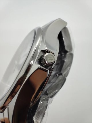 Reloj Duward Elegance Mujer Plata y Blanco
