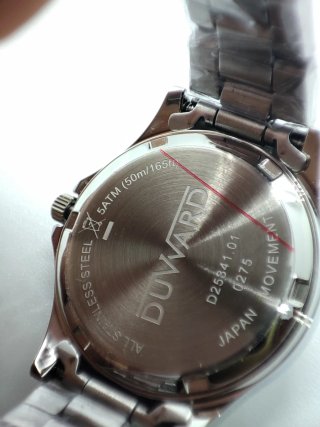 Reloj Duward Elegance Mujer Plata y Blanco