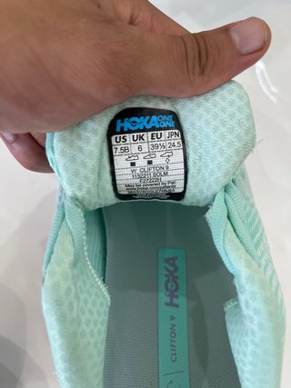 Hoka Clifton 9 Morado/Verde Azulado