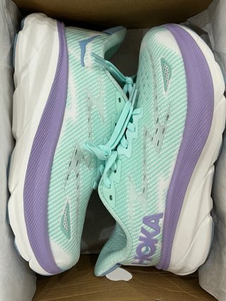 Hoka Clifton 9 Morado/Verde Azulado