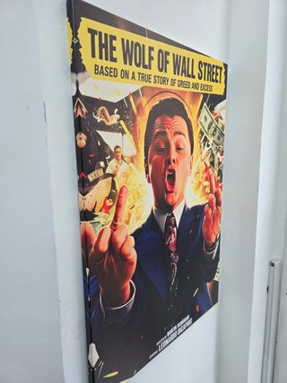 Quadro Wolf of Wall Street 40x60 Cm