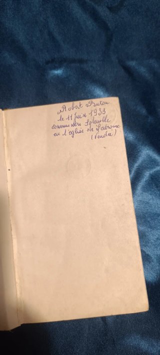 Misal Francés Antiguo Paroissien Romain Luçon 1933