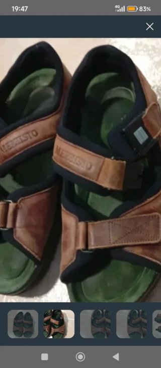 Chanclas Piel Hombre Mephisto Talla 42/43