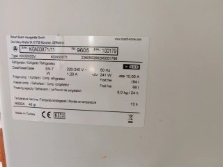Frigorífico Bosch No Frost – Funciona perfecto