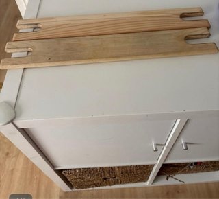 Reposapiés Trona Ikea Madera