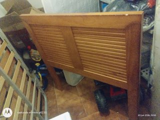 2 Cabeceros de madera 1'15x1'15x5