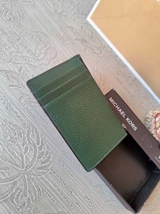 Cartera Michael Kors Verde Slim Zip Wallet