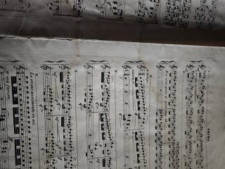 Lote Partituras Musicales Antiguas