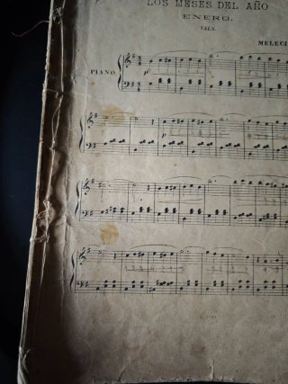 Lote Partituras Musicales Antiguas