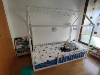 Cama Montessori Casita Blanca