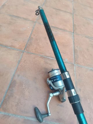 Caña de pescar con carrete Taktika